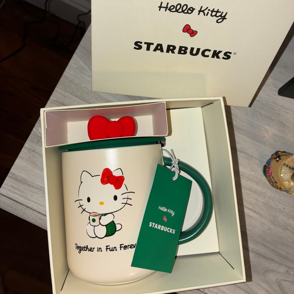 Starbucks Hello Kitty Collab 2025 Holiday Collection Mug